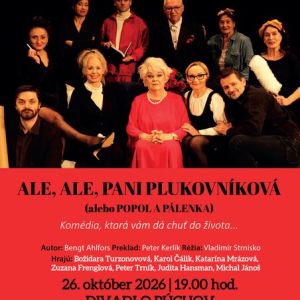 ALE, ALE, PANI PLUKOVNÍKOVÁ alebo Popol a pálenka